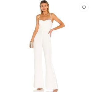 Amanda Uprichard Champagne Jumpsuit